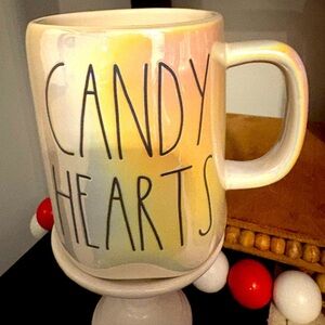 Rae Dunn Iridescent Candy Hearts 💕 Mug